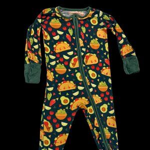 Little Sleepies 6-12m Taco Time Zippy
